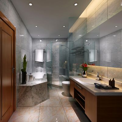 03_现代风格CAD家装施工图+效果图