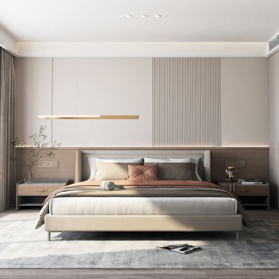 现代卧室 主人房