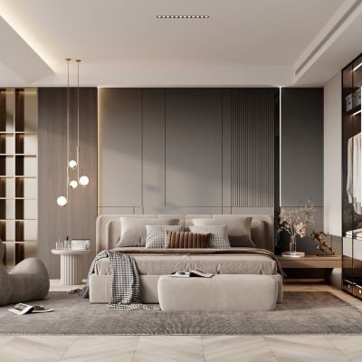 现代卧室