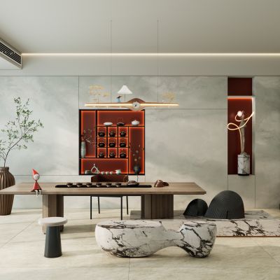 诧寂风禅意茶室