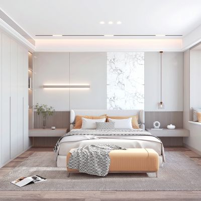 现代卧室