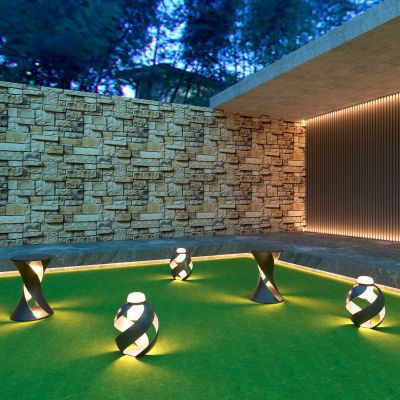 现代景观灯 现代户外草坪灯 庭院灯 景观灯 户外灯3D模型