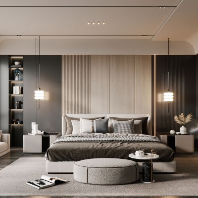 现代卧室