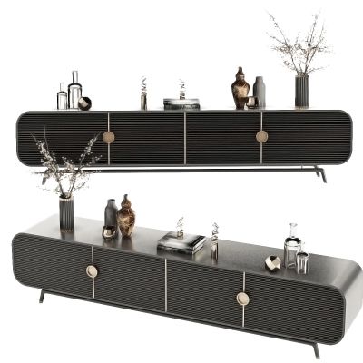 新中式电视柜，边柜，装饰柜，玄关柜，装饰柜，储物柜，端景柜，饰品，摆件