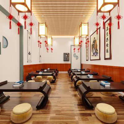 新中式国学教室，国学教室，教室，