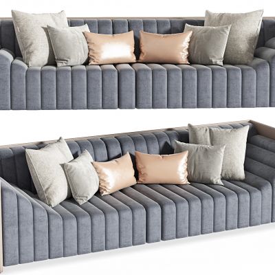 现代多人沙发，三人沙发，布艺沙发，懒人沙发，接待沙发，休闲沙发，抱枕