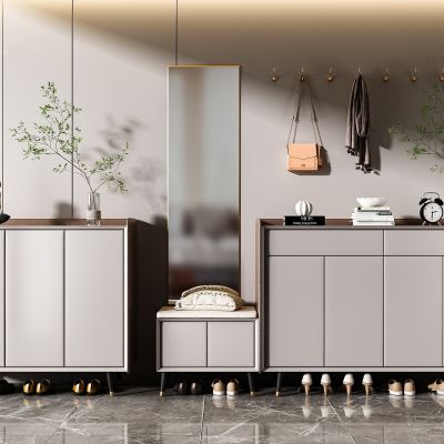 现代鞋柜 换鞋凳