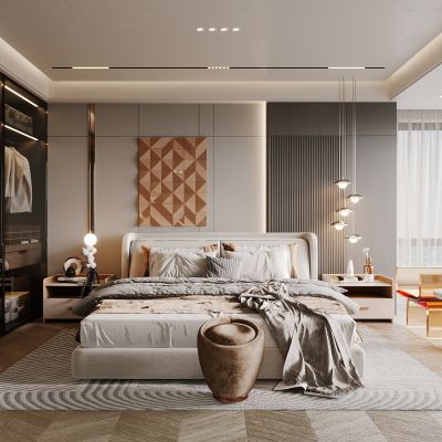 现代卧室