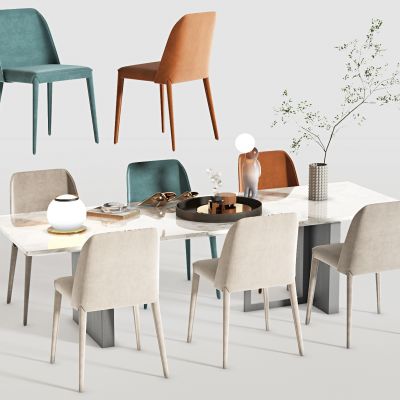 现代餐桌椅组合，餐桌，餐椅，休闲椅，洽谈桌，书桌，写字桌，书画桌，摆件