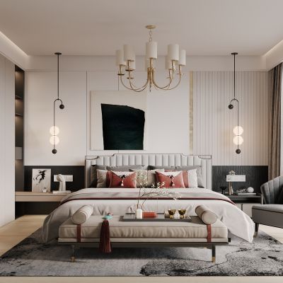 现代卧室