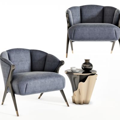 新中式休闲椅，洽谈椅，接待椅，休闲沙发，洽谈沙发，沙发椅，圆几，布椅