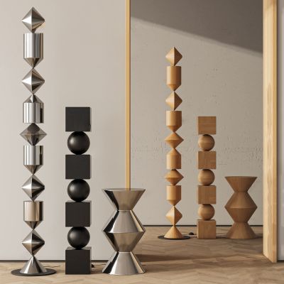 现代室内雕塑装置