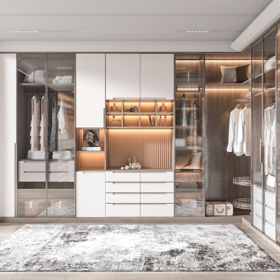 现代衣帽间