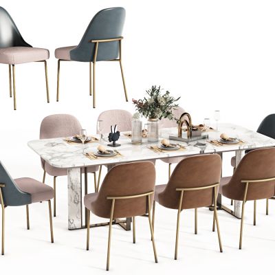 现代餐桌椅组合，餐桌，餐椅，休闲椅，洽谈桌，书桌，写字桌，书画桌，摆件