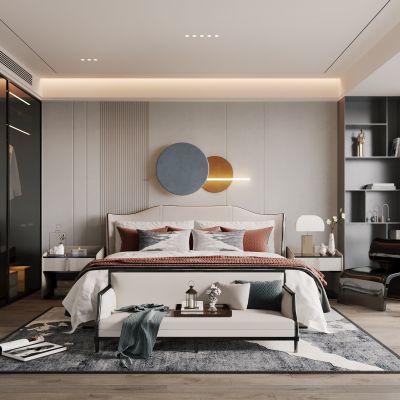 现代卧室