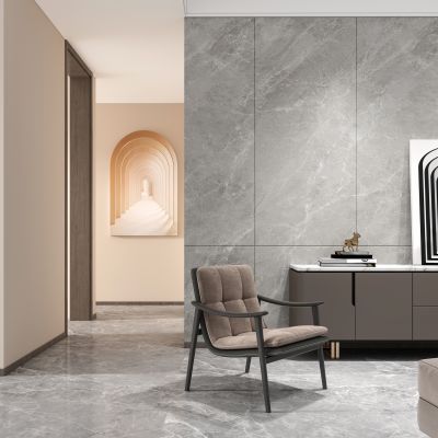 电视柜、背景墙