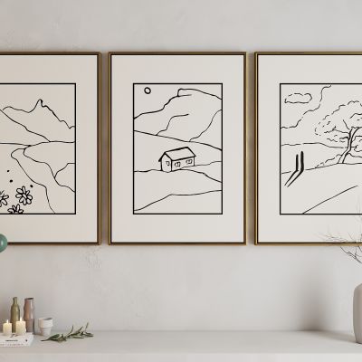 现代抽象艺术挂画