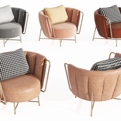 现代轻奢休闲椅，休闲椅，洽谈椅，休闲沙发，洽谈沙发，单人沙发，布椅，皮椅