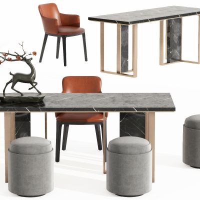 新中式办公桌椅组合，办公桌，办公椅，书桌，书椅，写字桌，写字椅，沙发凳，茶桌椅，茶桌，茶椅