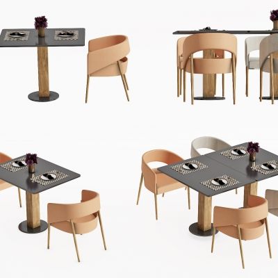 现代餐桌椅组合，餐厅餐桌椅，快餐店餐桌椅，休闲桌椅，洽谈桌椅，休闲椅