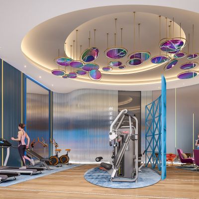 现代健身房