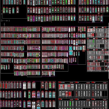 整木家居的实木门cad素材