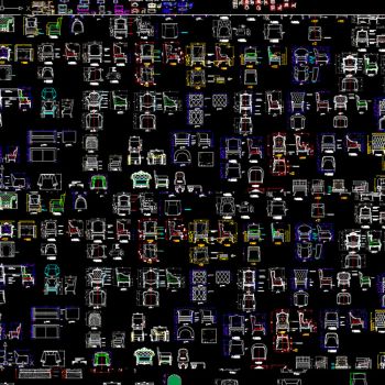 家具厂生产欧式家具图CAD素材