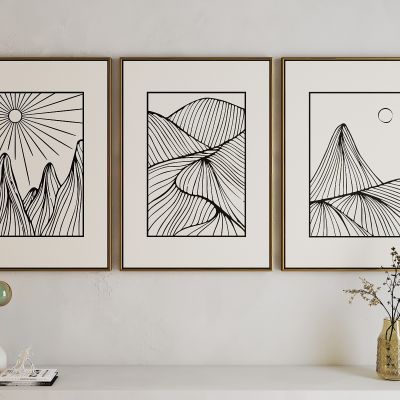 现代抽象艺术挂画