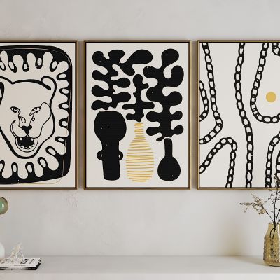 现代抽象艺术挂画