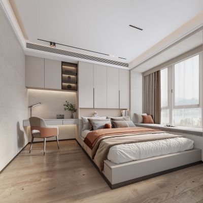 现代家居儿童房卧室