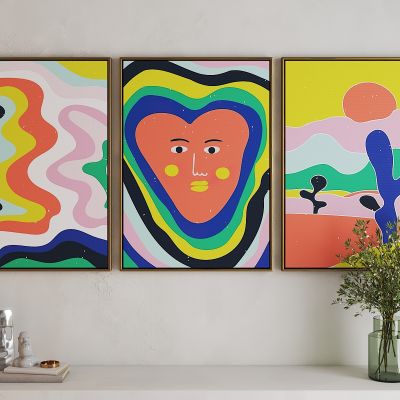 现代抽象艺术挂画