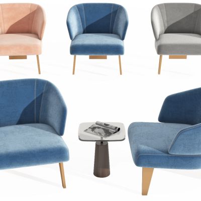 现代休闲椅，洽谈椅，躺椅，休闲沙发，洽谈沙发，沙发椅，圆几，休闲单人沙发