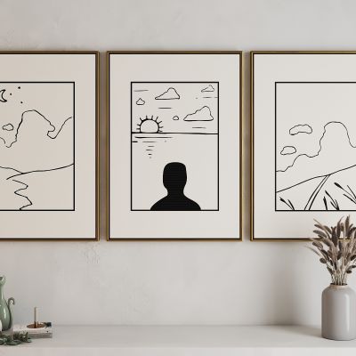 现代抽象艺术挂画