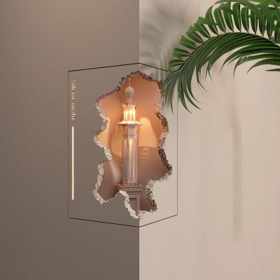 转角石膏壁灯 灯塔壁灯