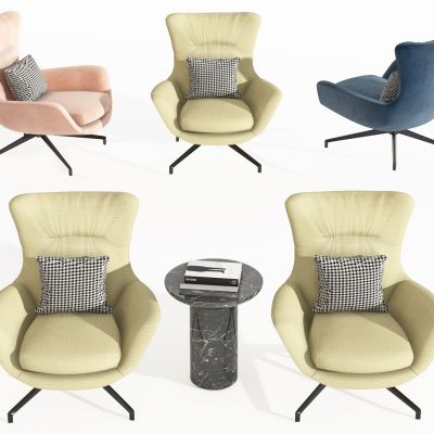 现代单人沙发，休闲沙发，洽谈沙发，洽谈椅，休闲椅，躺椅，懒人沙发，茶几