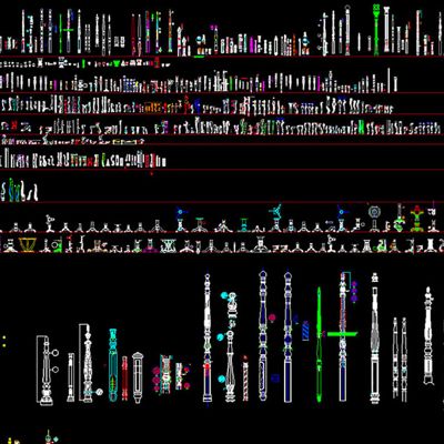 欧式家具厂CAD设计素材图库