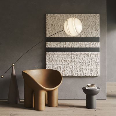 现代休闲椅_象腿椅