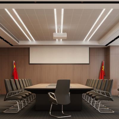 现代会议室_大型会议室_政府会议室_国企会议室_区政府会议室