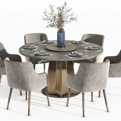 新中式餐桌椅，餐桌，餐椅，圆形餐桌，多人餐桌，多人圆形餐桌，休闲椅，书椅