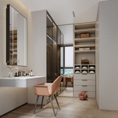 现代家居衣帽间