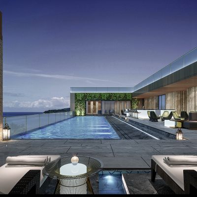 现代酒店泳池SPA