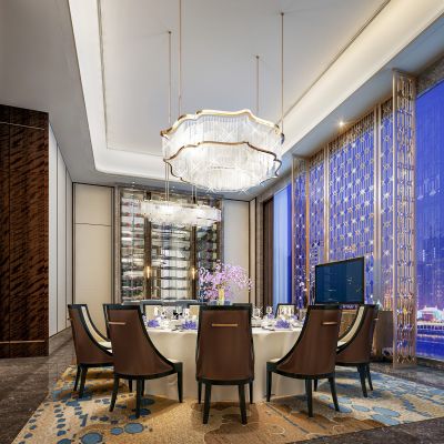 现代奢华中餐包厢