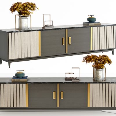 新中式电视柜，电视柜，边柜，矮柜，装饰柜，端景柜，玄关柜，茶水柜，摆件