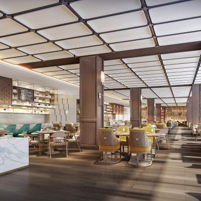 现代酒店自助餐厅