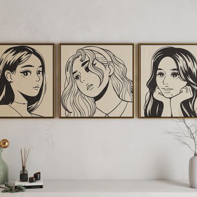 现代轻奢艺术挂画