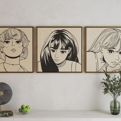 现代轻奢艺术挂画