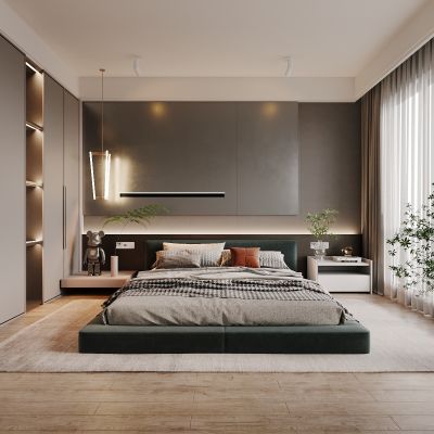 现代卧室
