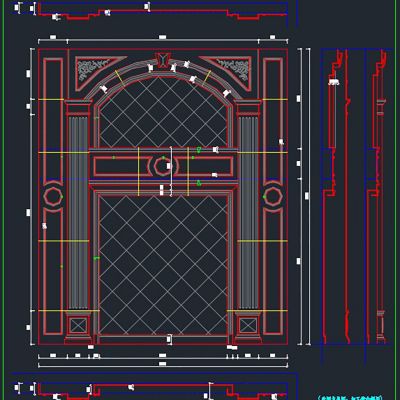 背景墙cadCAD设计素材
