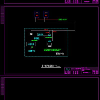 小区弱电智能化项目全套CAD图纸CAD设计素材