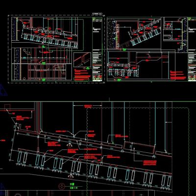 铝方通节点CAD设计素材